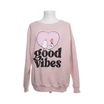 Collegetröja (Rosa, Flerfärgad) från Peanuts Bomull, Polyester
