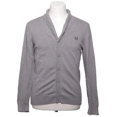Cardigan (Grijs) van Fred Perry Katoen