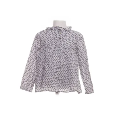 Blouse (White, Blue) from Bonton Cotton