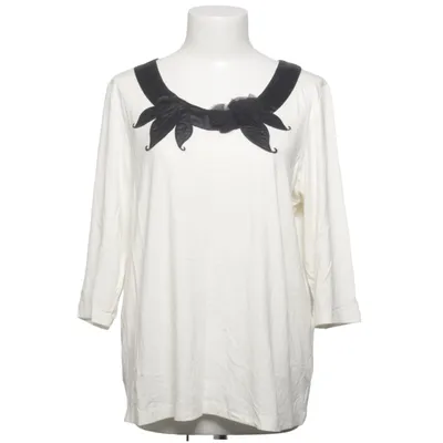 Top (Hvid, Sort) fra Atelier GS Elastan, Polyester, Viscose