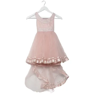 Flower girl dress (Pink) Cotton