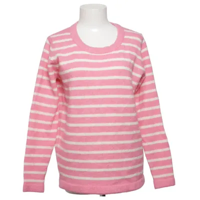Sweater (Pink, Hvid) fra Ichi Akryl, Elastan, Polyamid, Uld
