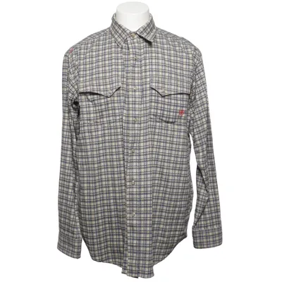 Flannel skjorte (Beige, Blå) fra Ariat Bomuld, Polyamid