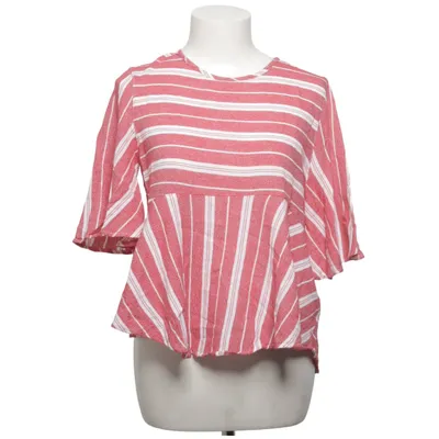 Blouse (Rouge, Blanc) de Mango Casual Coton