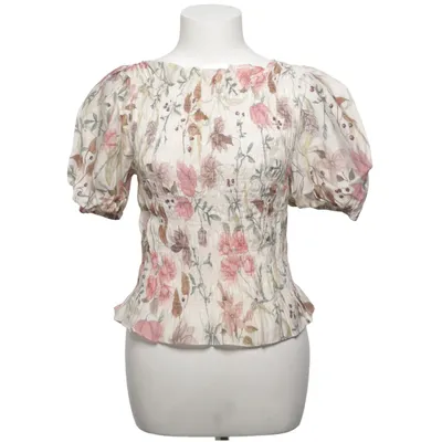 Top (Wit, Meerkleurig) van H&M Viscose, Polyester