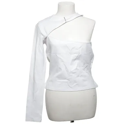 Crop top (Wit) van Sara Sieppi x NA-KD Polyamide, Viscose