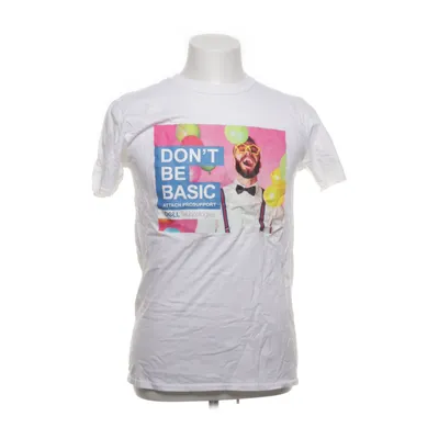 T-shirt (Vit, Flerfärgad) från Gildan Softstyle Bomull