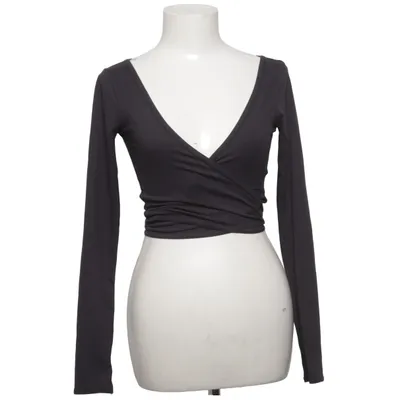 Wrap top (Black) from H&M Modern Classic Elastane, Polyester