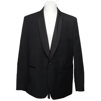 Tuxedo jacket (Black) from Royal Black Elastane, Polyester, Wool