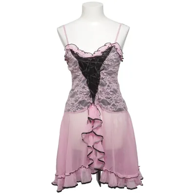 Negligee (Pink, Black) from Schnabels Cotton, Elastane, Polyamide