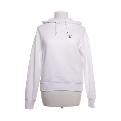 Huvtröja (Vit) från Calvin Klein Jeans Bomull, Polyester
