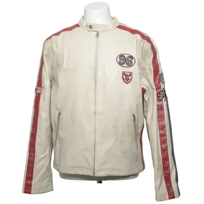 Motorcykeljacka (Beige, Röd, Svart) från Ricano Polyester, Polyuretan