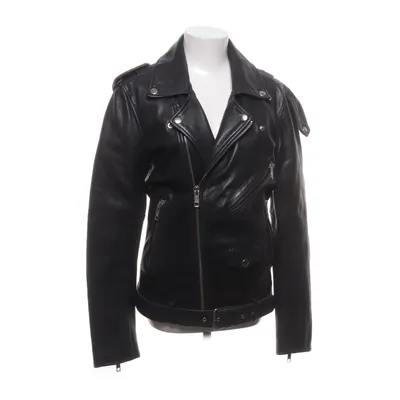 Bikerjacka (LEATHER JACKET 8) från BLK DNM Skinn, Polyester