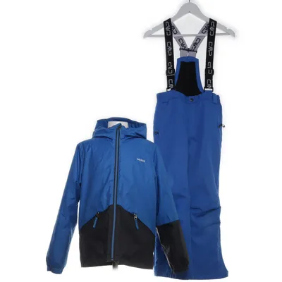 Ski set (Blue) from Decathlon Polyester, Polyurethane