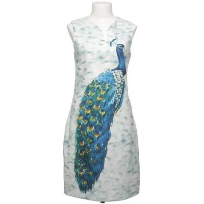 Jurk (Wit, Blauw, Groen) van Smashed Lemon Katoen, Elastaan