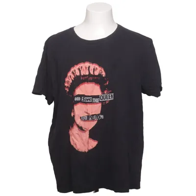 T-shirt (Zwart) van Rock Off Katoen