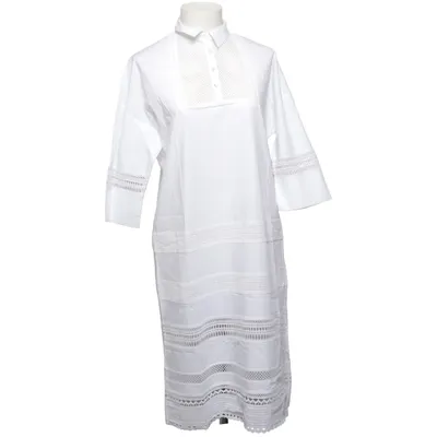 Robe (Blanc) de Alpha Studio Coton, Élasthane, Polyester