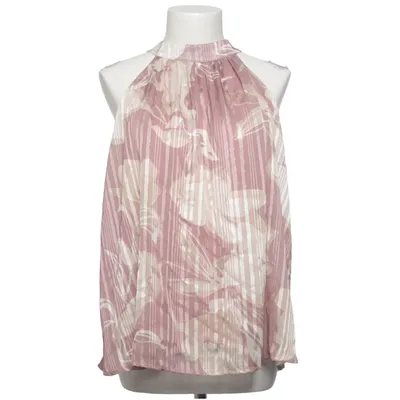 Halterneck top (Pink, Beige) fra Nuna Lie Elastan, Metallfiber, Polyester, Viscose