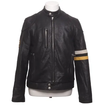 Veste en cuir (Noir) de Poco Loco Cuir