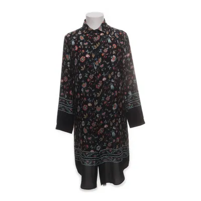 Skjortklänning (Svart, Flerfärgad) från SAND Jeans Elastan, Polyester