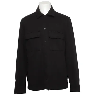 Overshirt (Zwart) van H&M Man Katoen, Polyester, Viscose