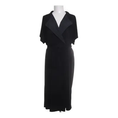 Slå-om-kjole (Sort) fra By Malene Birger Elastan, Polyester, Silke