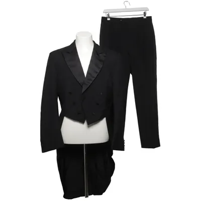 Tailcoat (Black) from President Polyester, Viscose, Wool