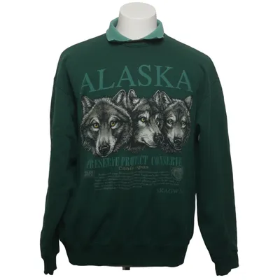 Sweatshirt (Grün) von All American Baumwolle, Polyester