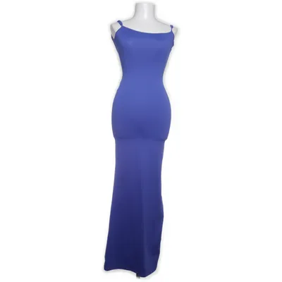 Långklänning (Blå) från Bershka Elastan, Polyamid