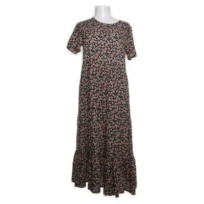 Maxikjole (Sort, Beige, Flerfarvet) fra Pieces Viscose