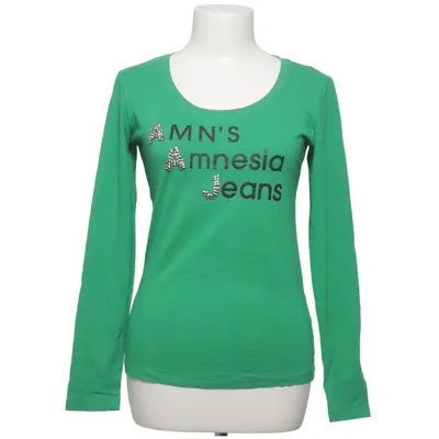 Lange mouwen shirt (Groen) van Amnesia Katoen, Elastaan