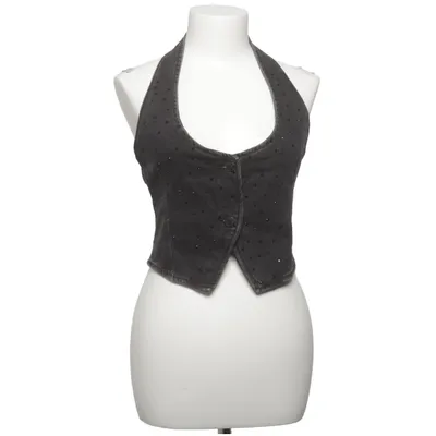 Halterneck top (Grå) fra Perfect Jeans Gina Tricot Bomuld
