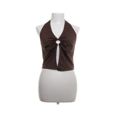 Haltertop (Bruin) van Divided by H&M Elastaan, Polyester