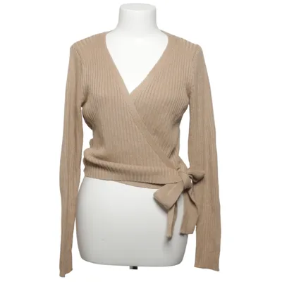 Omlottkofta (Overlap Ribbed Knitted Sweater) från NA-KD Akryl, Bomull
