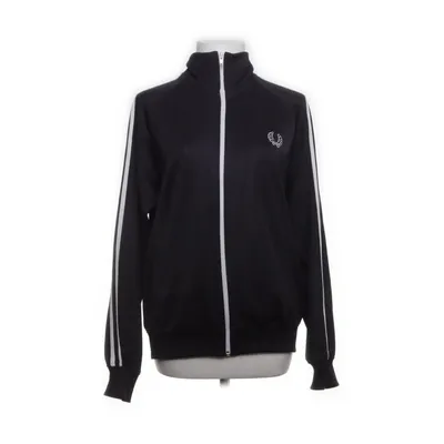 Träningsjacka (Svart, Vit) från Fred Perry Bomull, Polyester