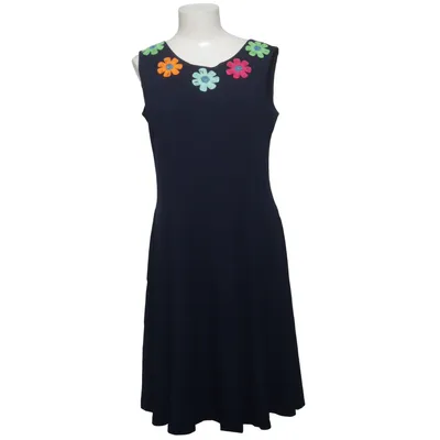 Klänning (Blå, Flerfärgad) från Du Milde Bomull, Elastan, Viskos