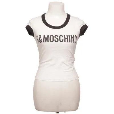 T-shirt (Vit, Svart) från H&M x Moschino Bomull