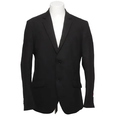 Kavaj (Svart) från Bertoni Elastan, Polyester, Ull