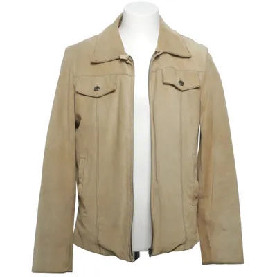 Læderjakke (Beige) fra Emilio Læder