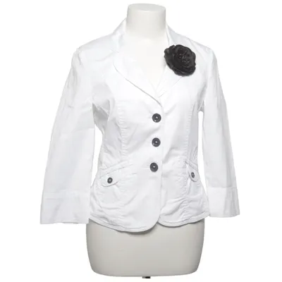 Blazer (Wit) van Taifun Katoen, Elastaan