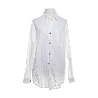 Shirt (Wit) van River Island Plus Katoen