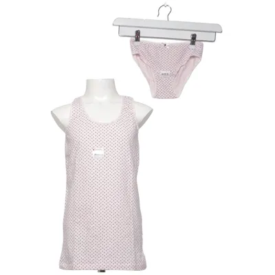 Ensemble de sous-vêtements (Rose, Noir) de Donella Coton, Élasthane