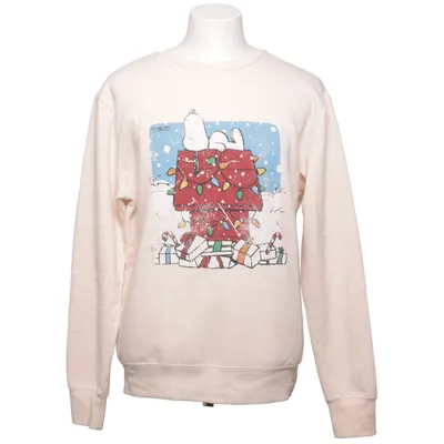 Collegetröja (Beige, Flerfärgad) från Peanuts Bomull, Polyester