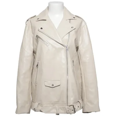 Bikerjacke (Beige) von Stradivarius Polyurethan