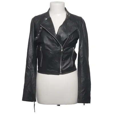 Biker jacket (Black) from Just Female Leather, Polyester