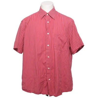 Short sleeve shirt (Red, Pink) from Express Cotton, Elastane