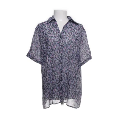 Short sleeve shirt (Blue, Multicolored) from Vittoria Verani Polyester