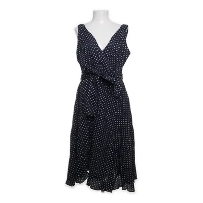 Dress (Blue, White) from Uttam London Cotton
