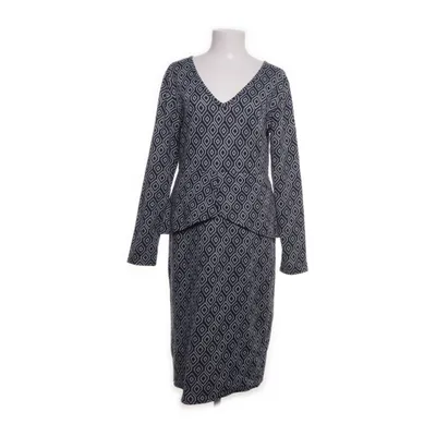 Jurk (Blauw, Wit, Zwart) van Collection London Elastaan, Polyester