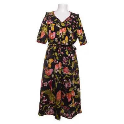 Dress (Black, Multicolored) from Blutsgeschwister Organic cotton, Polyester, Viscose